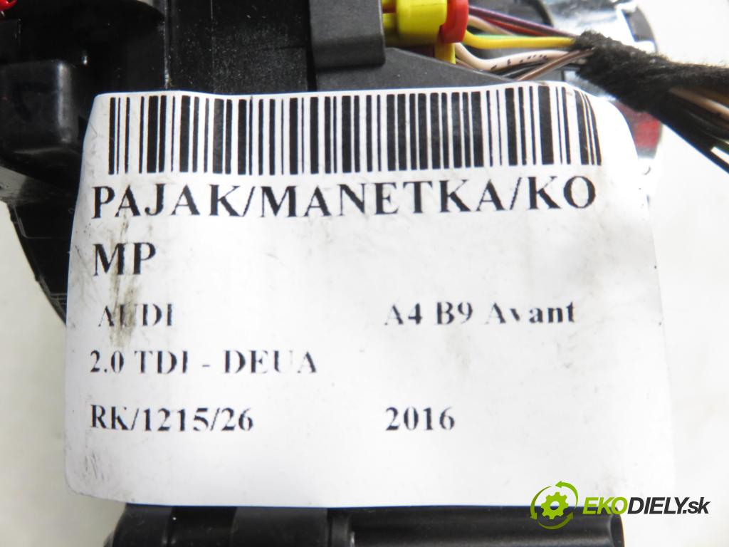 AUDI A4 Avant (8W5, B9) KOMBI 2016 110,00 2.0 TDI - DEUA 1968,00 páčka/prepínač 4M0907129HL