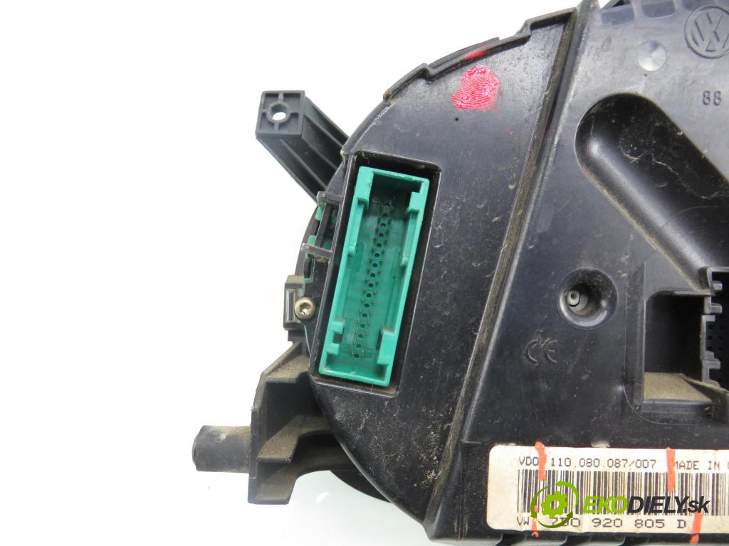 VW TRANSPORTER IV Platforma / podwozie (70E, 70L, 70M, 7DE, 7DL KABINA/PLATFORMA 2000 65,00 2.5 TDI - AJT 2461,00 Prístrojovka elektrický 7D0920805D ; 110080087007