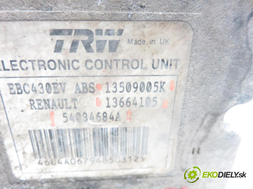 OPEL VIVARO A Autobus (X83) BUS 2003 74,00 1.9 CDTI 101 - F9Q 760 1870,00 Pumpa ABS 13509005K ; 13664105 ; 54034684A (Pumpa ABS)