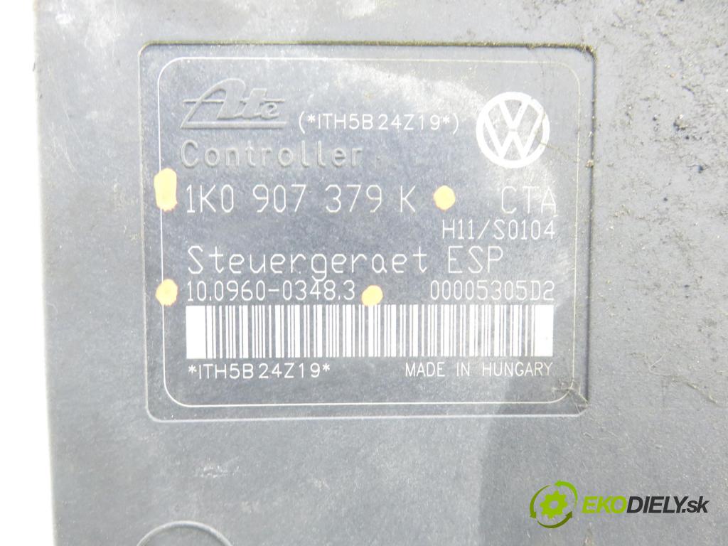 VW GOLF PLUS (5M1, 521) MINIVAN 2005 77,00 1.9 TDI PD 105 - BKC 1896,00 pumpa ABS 10096003483 ; 1K0907379K ; 10020601064 (Pumpa ABS)