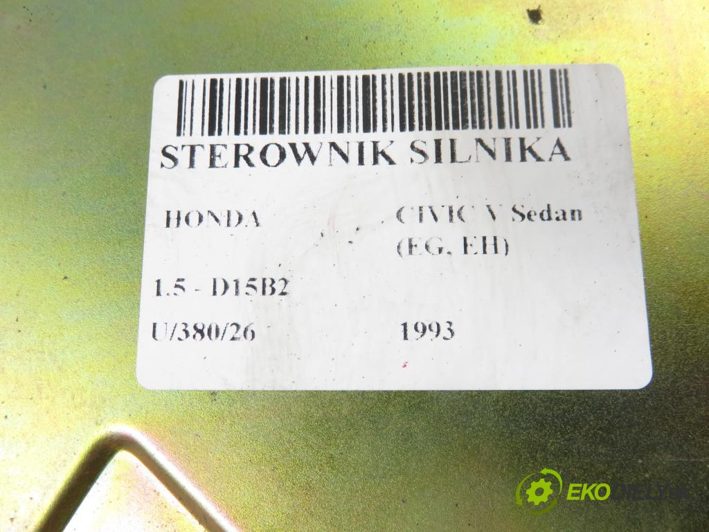 HONDA CIVIC V Sedan (EG, EH) SEDAN 1993 66,00 1.5 - D15B2 1493,00 řídící jednotka motora 37820P04G00