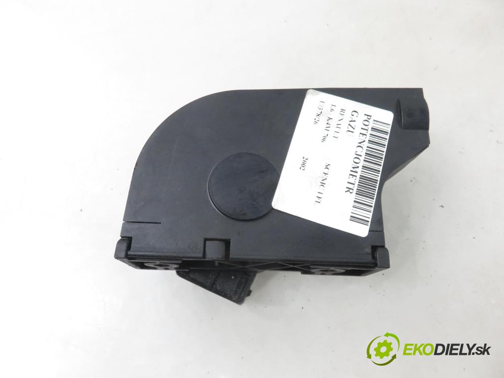 RENAULT SCENIC I (JA0/1_) MINIVAN 2002 79,00 1.6 - K4M 706 1598,00 Potenciometer plynu 8200139460 (Potenciometer plynového pedálu)