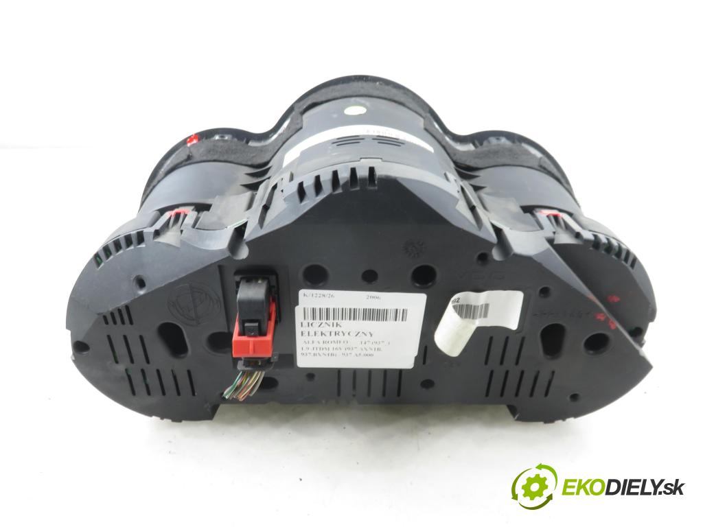 ALFA ROMEO 147 (937_) HB 2006 110,00 1.9 JTDM 16V (937.AXN1B, 937.BXN1B) - 937 A5.000 1910,00 prístrojovka elektrický 156071228