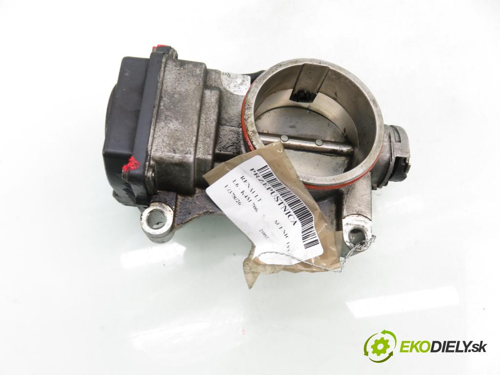 RENAULT SCENIC I (JA0/1_) MINIVAN 2002 79,00 1.6 - K4M 706 1598,00 Škrtiaca klapka 8200063652 ; 8200123061 (Škrtiaca klapka)