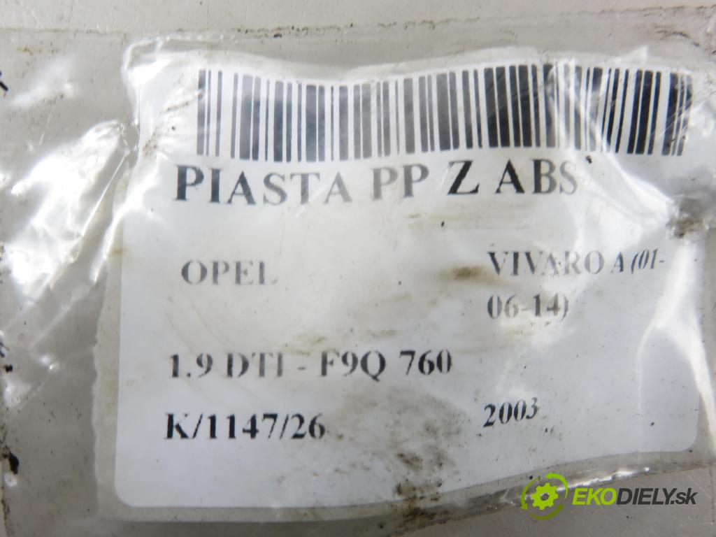 OPEL VIVARO A Autobus (X83) BUS 2003 74,00 1.9 DTI - F9Q 760 1870,00 náboj PP ABS