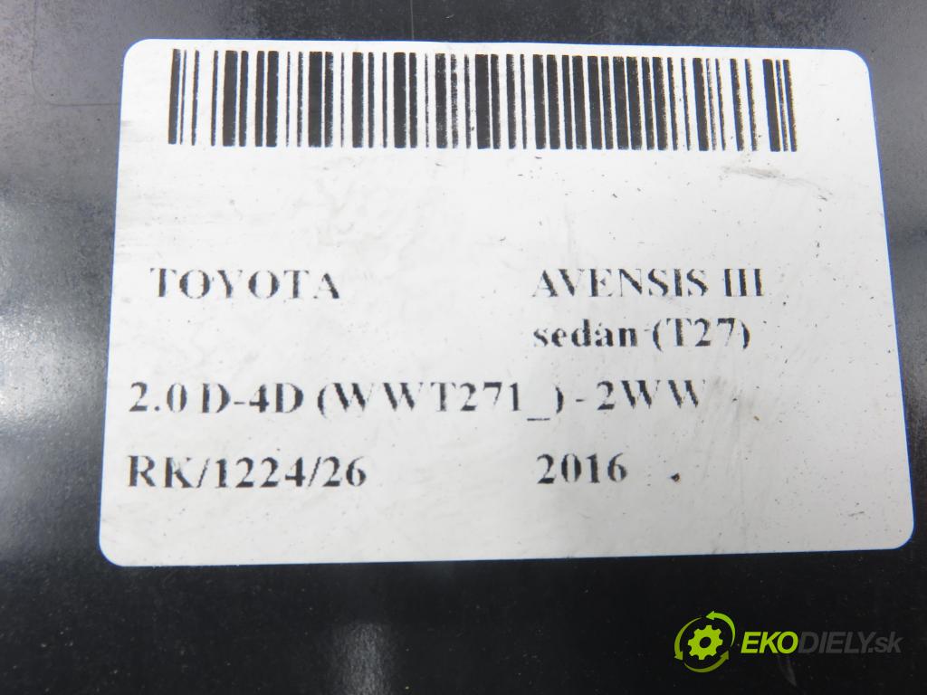 TOYOTA AVENSIS sedan (_T27_) SEDAN 2016 105,00 2.0 D-4D (WWT271_) - 2WW 1995,00 riadiaca jednotka / MODUL INNE: 8926105010 ; 2190003100