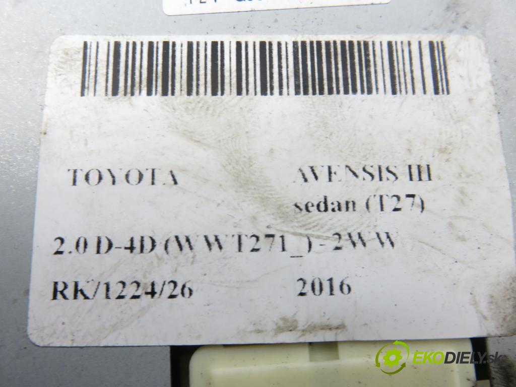 TOYOTA AVENSIS sedan (_T27_) SEDAN 2016 105,00 2.0 D-4D (WWT271_) - 2WW 1995,00 riadiaca jednotka / MODUL INNE: 3550018527