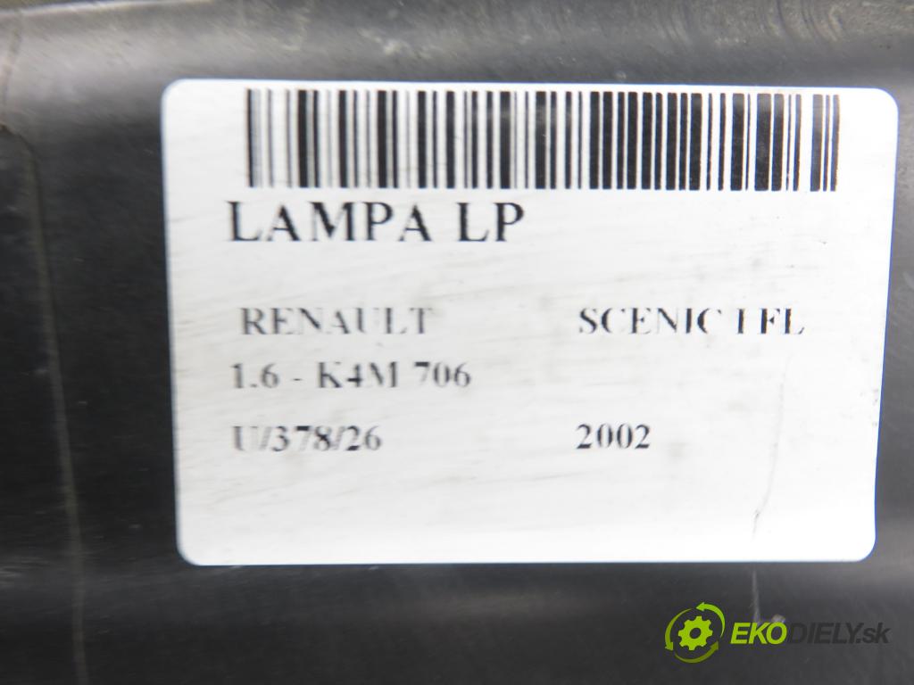 RENAULT SCENIC I (JA0/1_) MINIVAN 2002 79,00 1.6 - K4M 706 1598,00 světlo LP 7700432098 ; 7701047604