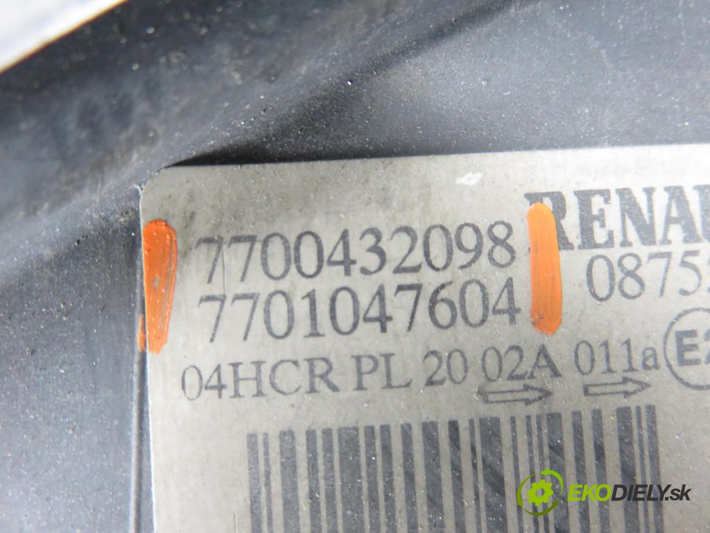 RENAULT SCENIC I (JA0/1_) MINIVAN 2002 79,00 1.6 - K4M 706 1598,00 světlo LP 7700432098 ; 7701047604