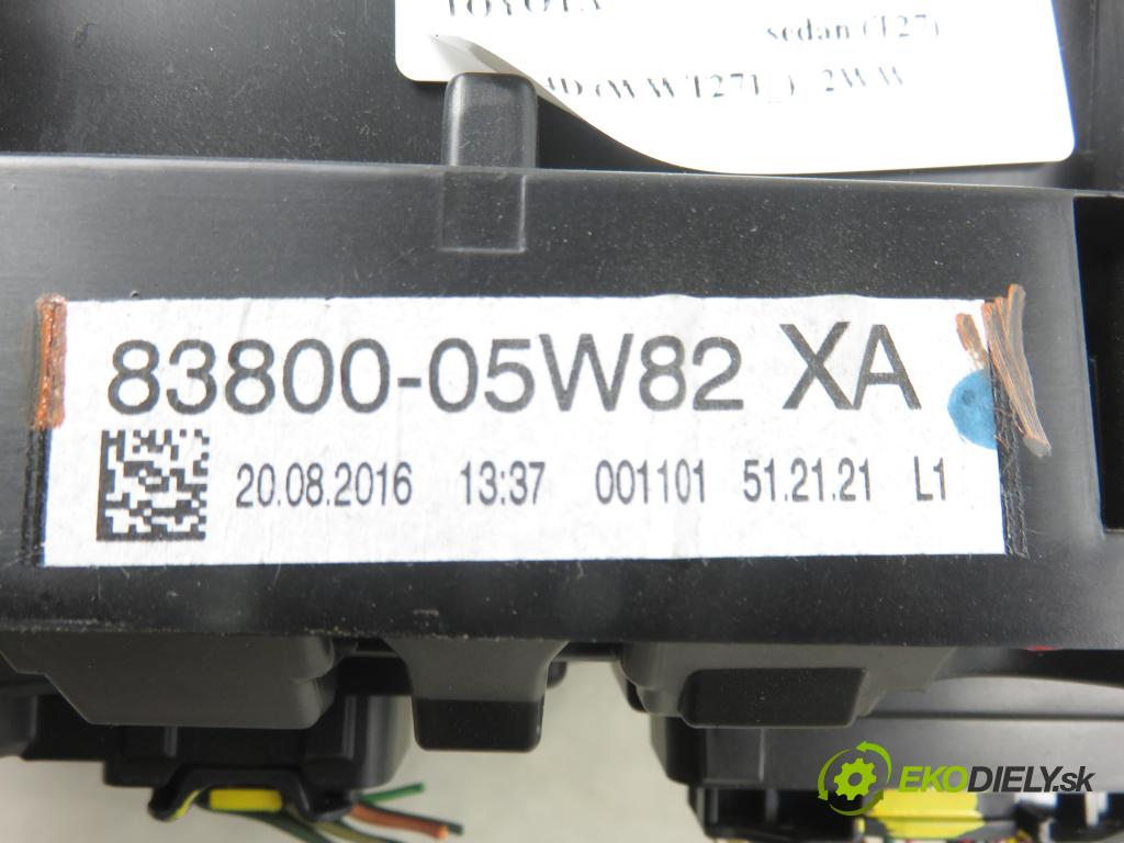 TOYOTA AVENSIS sedan (_T27_) SEDAN 2016 105,00 2.0 D-4D (WWT271_) - 2WW 1995,00 Prístrojovka elektrický 8380005W82XA ; A2C94484800