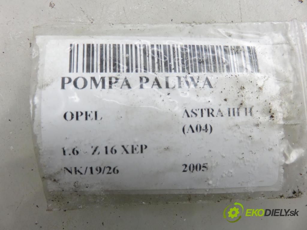 OPEL ASTRA H (A04) HB 2005 77,00 1.6 - Z 16 XEP 1598,00 pumpa paliva 0580314083 ; 13119487DK