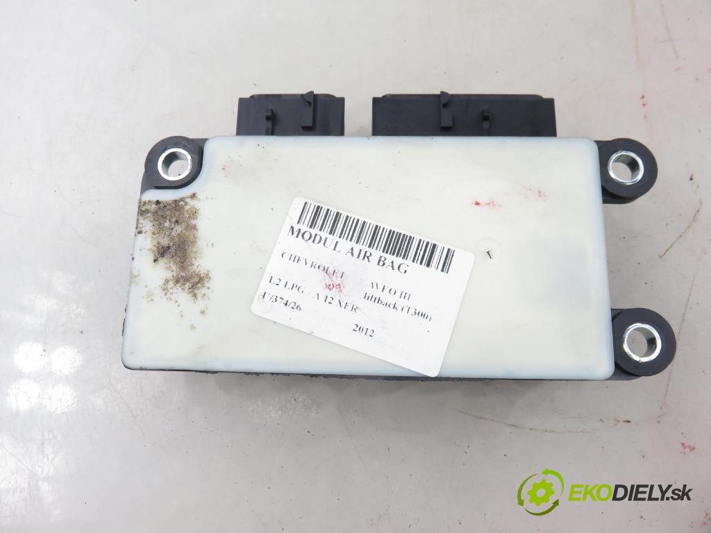 CHEVROLET AVEO liftback (T300) HB 2012 63,00 1.2 LPG - A 12 XER 1229,00 MODUL air BAG 13583431 ; A2C34410500