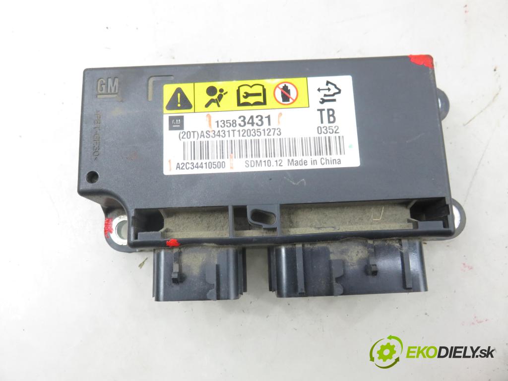 CHEVROLET AVEO liftback (T300) HB 2012 63,00 1.2 LPG - A 12 XER 1229,00 MODUL air BAG 13583431 ; A2C34410500