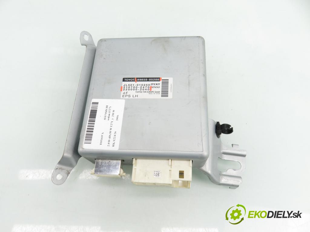 TOYOTA AVENSIS sedan (_T27_) SEDAN 2016 105,00 2.0 D-4D (WWT271_) - 2WW 1995,00 Riadiaca jednotka servočerpadlo 8965005200 ; 2107002470 ; 2250002040 (Riadiaca jednotka)