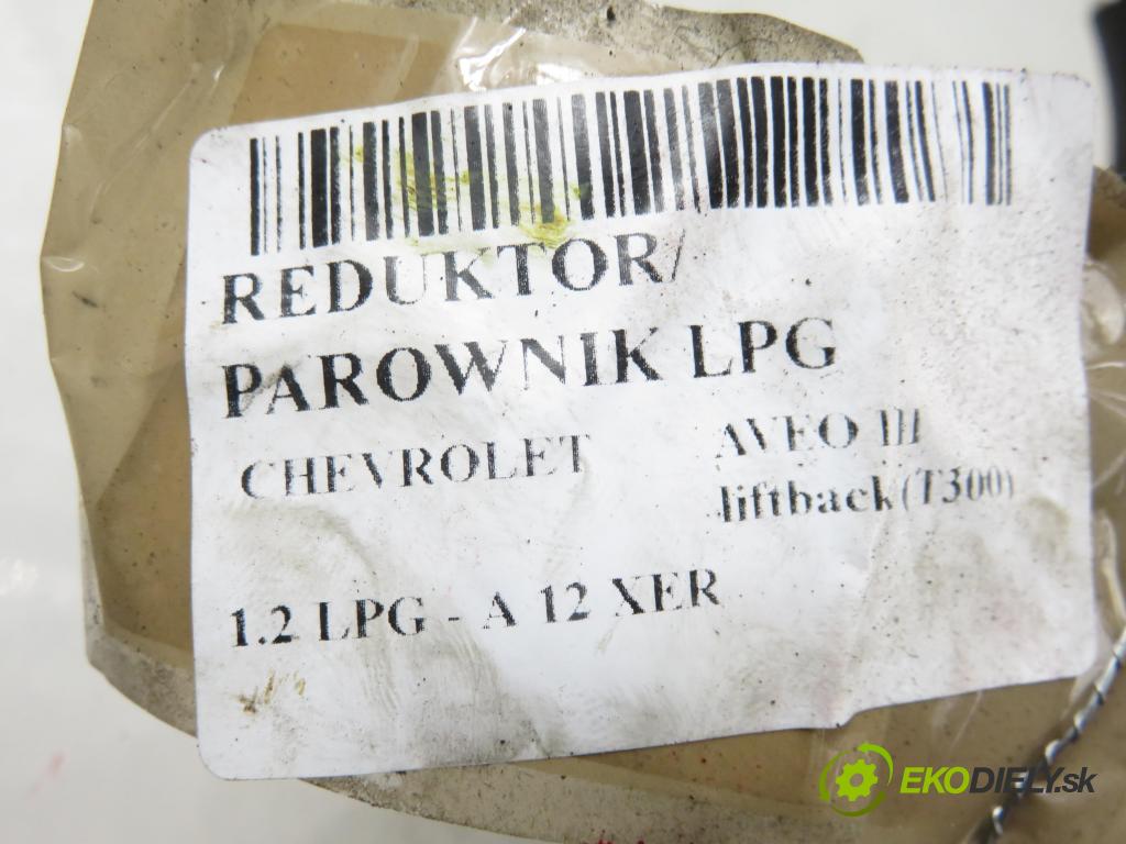CHEVROLET AVEO liftback (T300) HB 2012 63,00 1.2 LPG - A 12 XER 1229,00 reduktor: Výparník LPG 67R01056