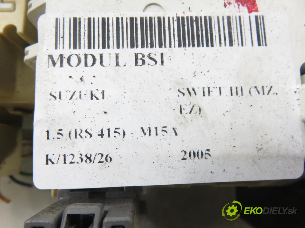SUZUKI SWIFT III (MZ, EZ) HB 2005 75,00 1.5 (RS 415) - M15A 1490,00 MODUL BCM 3677062J21