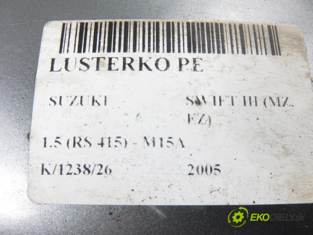 SUZUKI SWIFT III (MZ, EZ) HB 2005 75,00 1.5 (RS 415) - M15A 1490,00 Spätné zrkadlo 8470162J20