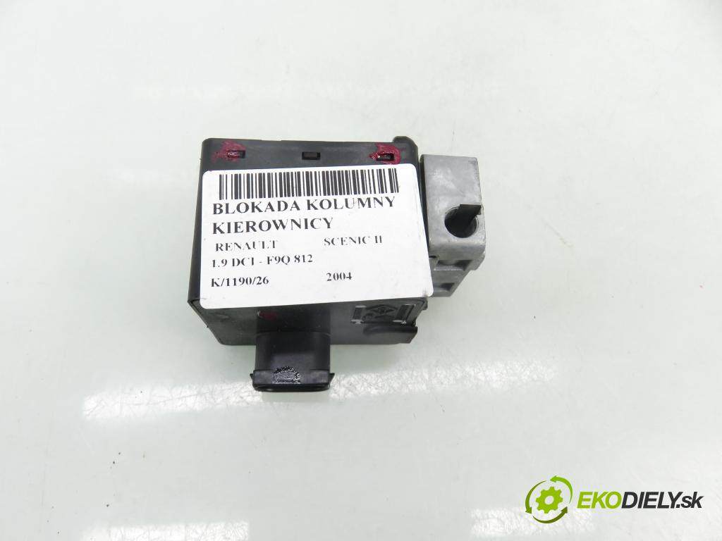 RENAULT SCENIC II (JM0/1_) HB 2004 88,00 1.9 DCI - F9Q 812 1870,00 blokáda tyče volantu 8200033233 ; E0160000