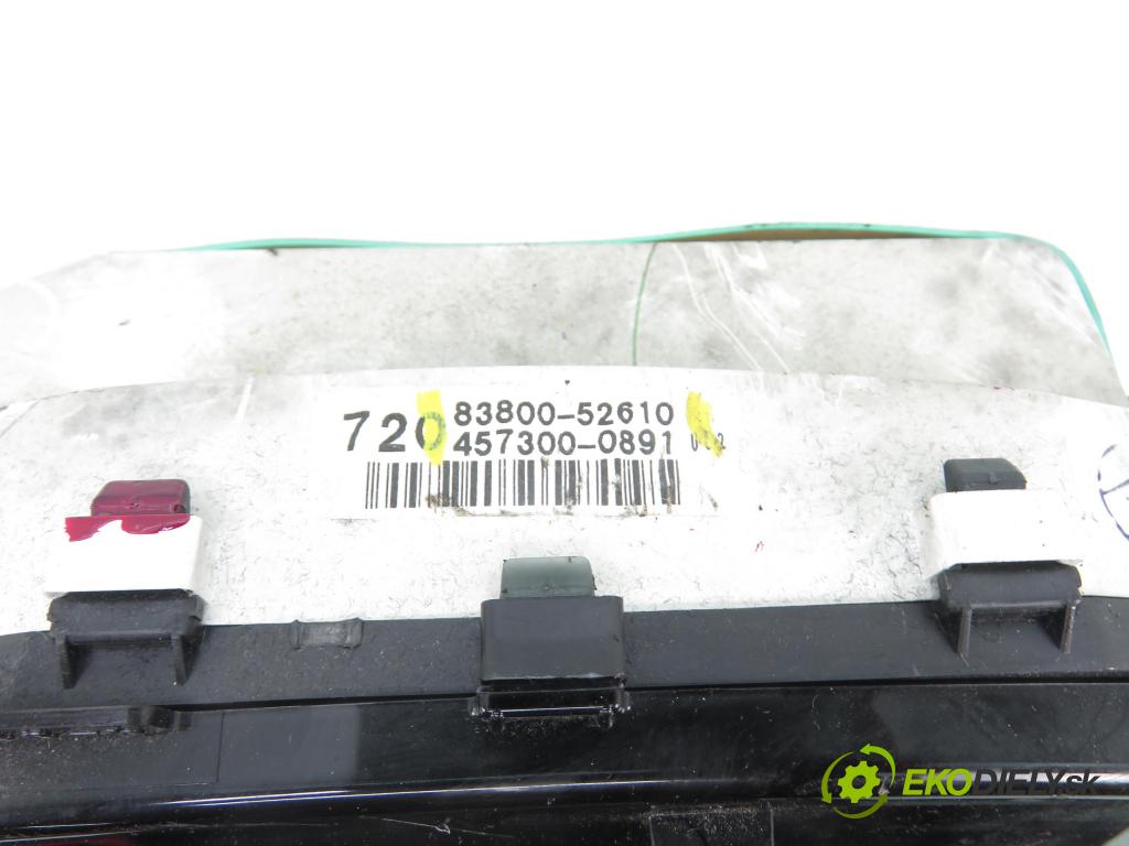 TOYOTA YARIS (_P1_) HB 2002 63,00 1.3 (NCP10_, SCP12_) - 2NZ-FE 1299,00 Prístrojovka elektrický 8380052610 ; 457300891