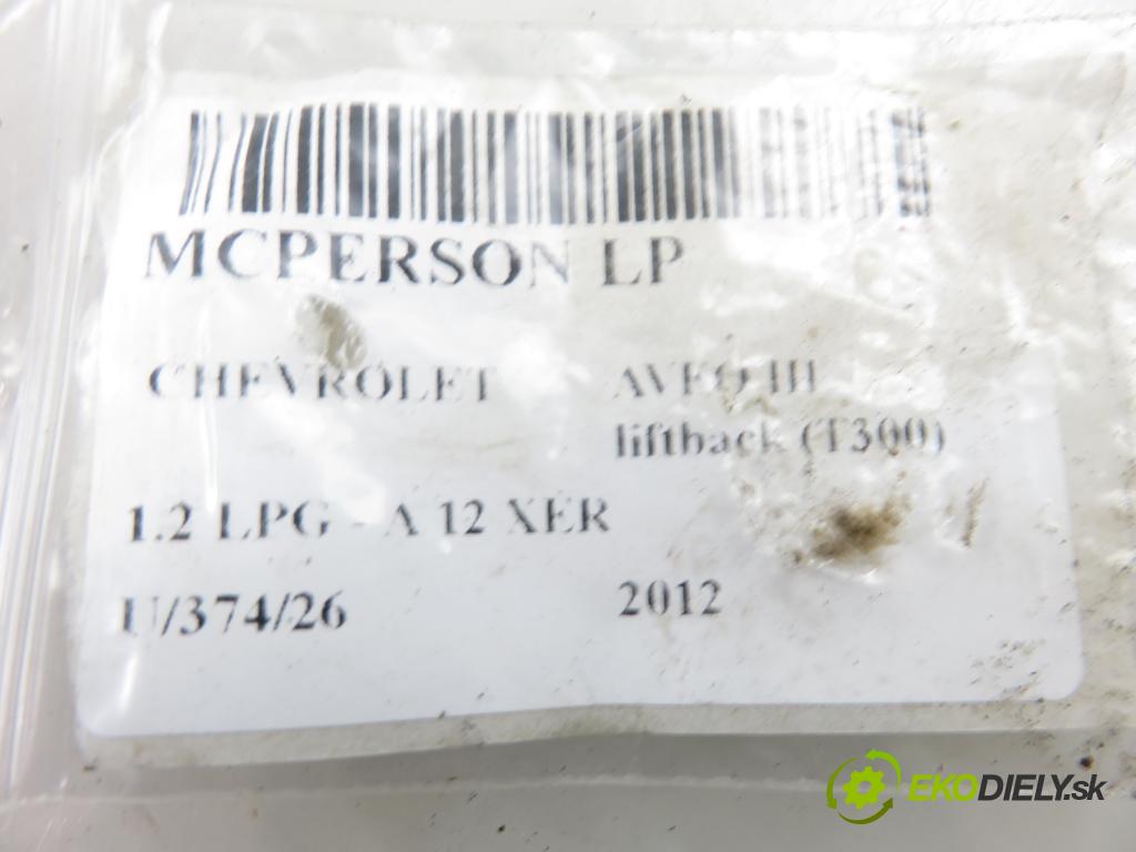 CHEVROLET AVEO liftback (T300) HB 2012 63,00 1.2 LPG - A 12 XER 1229,00 MCPERSON LP MGA6124