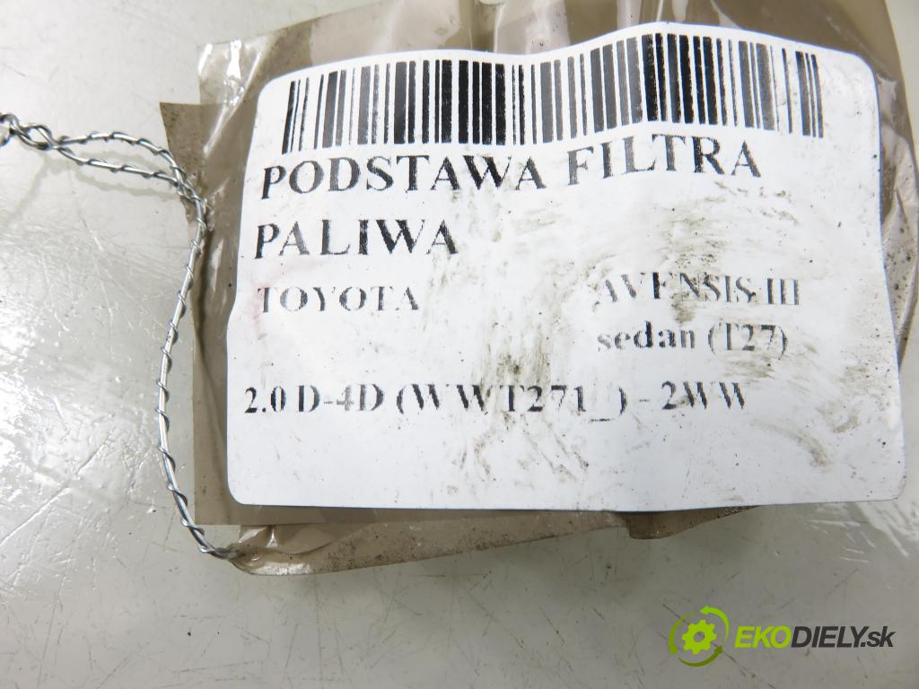 TOYOTA AVENSIS sedan (_T27_) SEDAN 2016 105,00 2.0 D-4D (WWT271_) - 2WW 1995,00 obal filtra paliva 70576142 (Kryt palivového filtru)