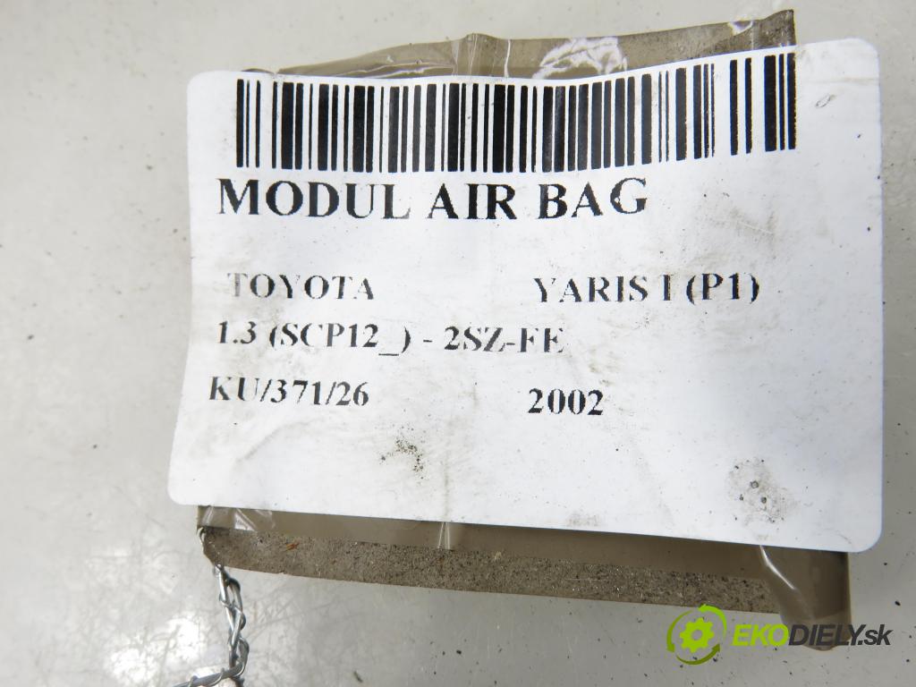 TOYOTA YARIS (_P1_) HB 2002 64,00 1.3 (SCP12_) - 2SZ-FE 1298,00 MODUL air BAG 891700D020 ; 205881104