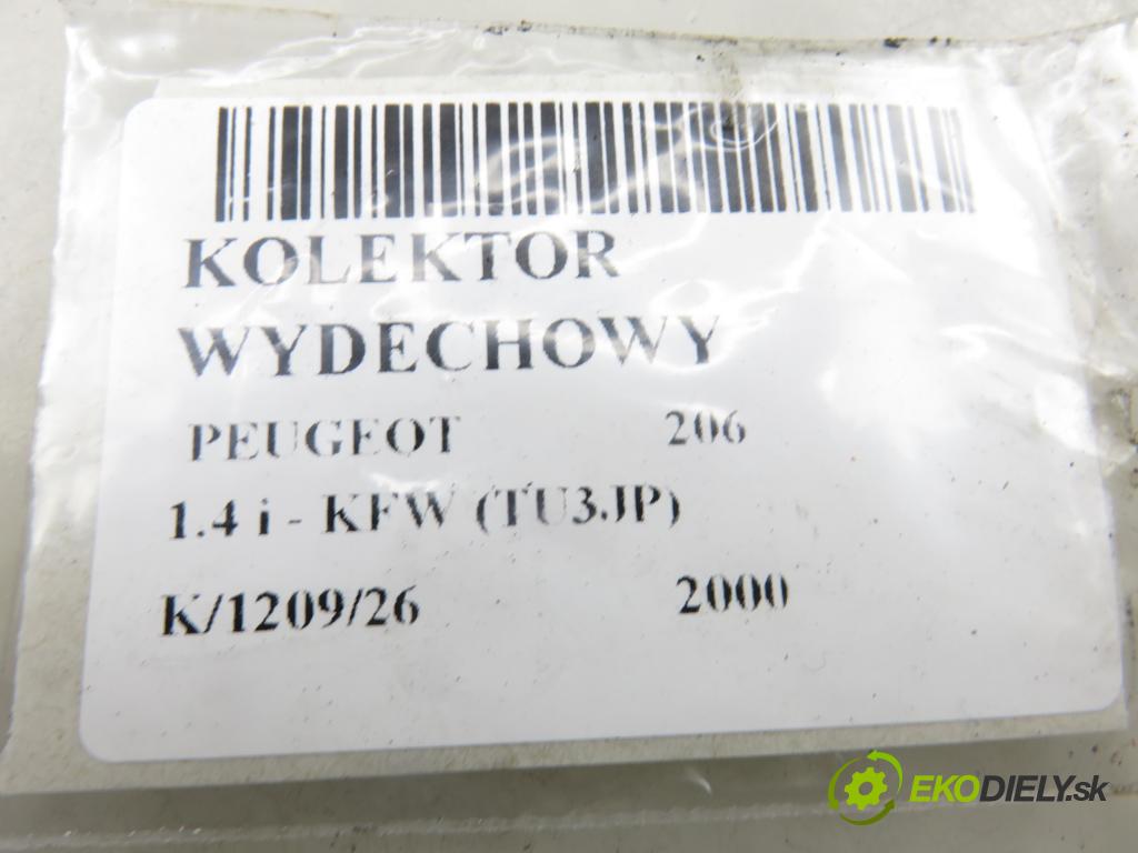 PEUGEOT 206 liftback (2A/C) HB 2000 55,00 1.4 i - KFW (TU3JP) 1360,00 potrubí VYČERPAT: 9636962310 (Výfukové potrubí)