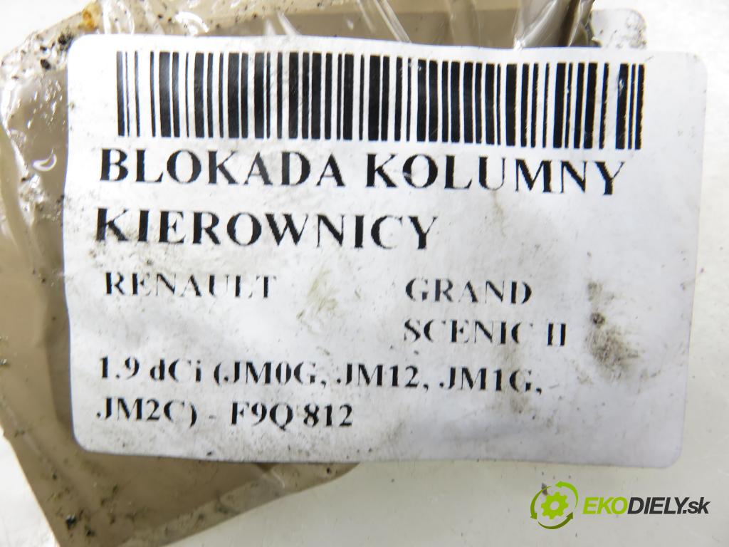 RENAULT GRAND SCENIC II (JM0/1_) MINIVAN 2004 88,00 1.9 dCi 120 - F9Q 812 1870,00 blokáda tyče volantu 8200033233 ; E0160000
