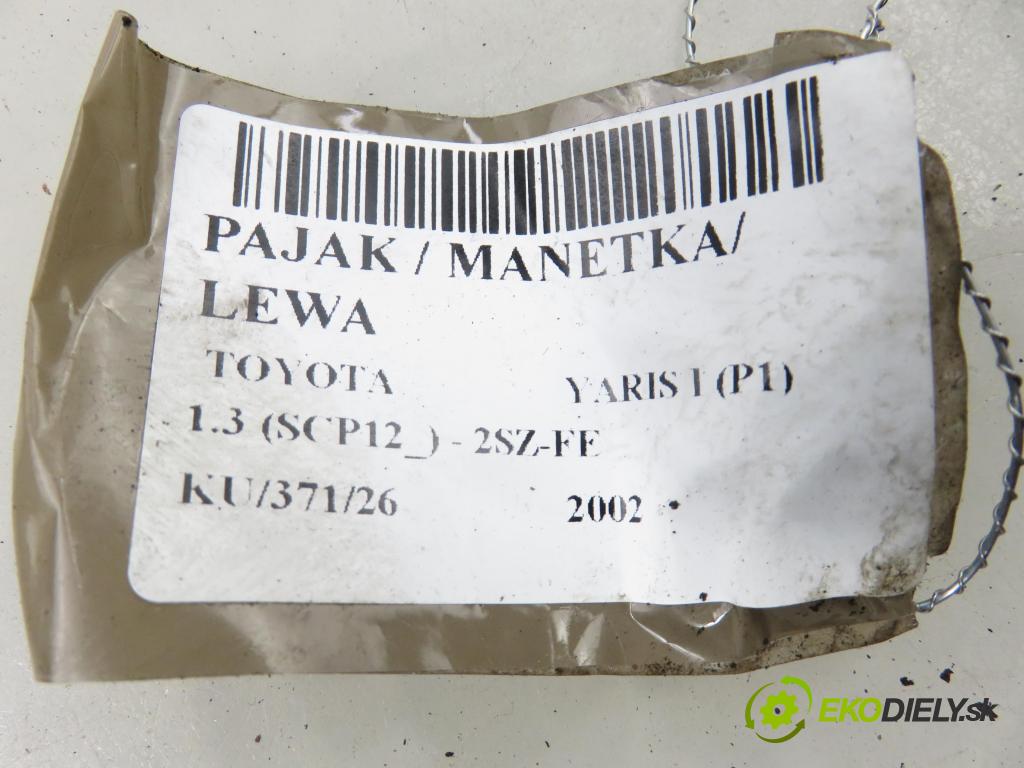 TOYOTA YARIS (_P1_) HB 2002 64,00 1.3 VVTi 87 - 2SZ-FE 1298,00 / páčka ľavá strana 1736481