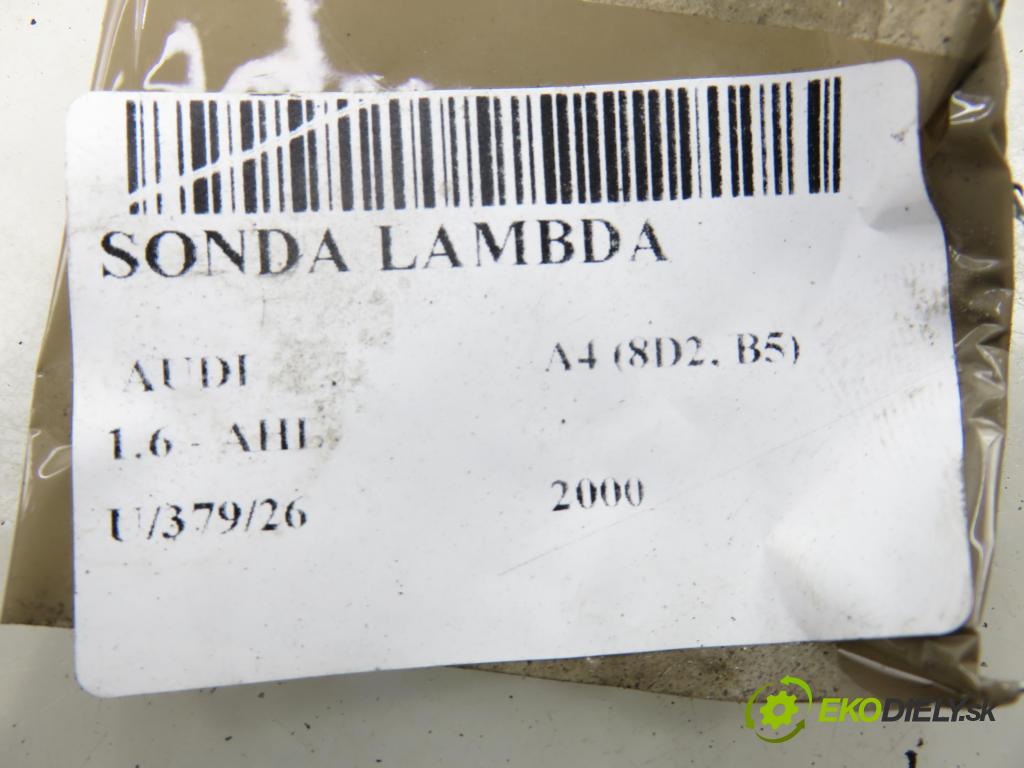 AUDI A4 (8D2, B5) SEDAN 2000 74,00 1.6 - AHL 1595,00 sonda lambda 06A906265E ; 0258005079 ; 0258005080 (Lambda sonda)
