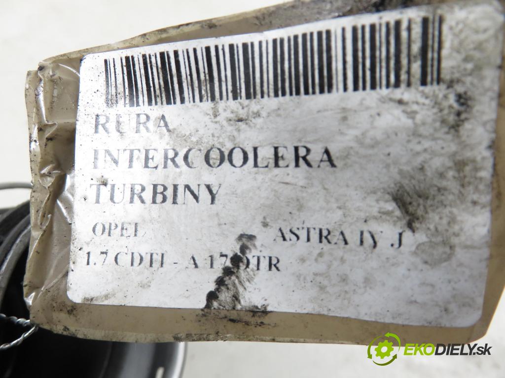OPEL ASTRA J HB 2010 92,00 1.7 CDTI - A 17 DTR 1686,00 Rúra intercoolera turba 13265280