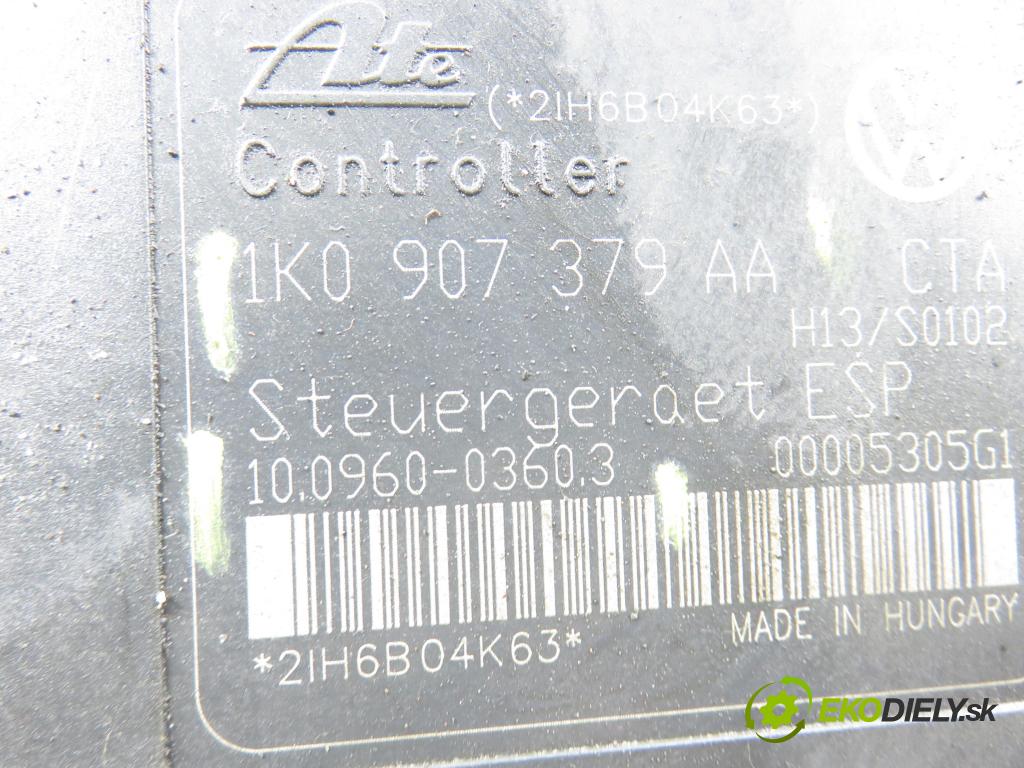 VW GOLF PLUS (5M1, 521) MINIVAN 2005 77,00 1.9 TDI - BLS 1896,00 pumpa ABS 1K0907379AA ; 10096003603 ; 1K0614517T (Pumpa ABS)
