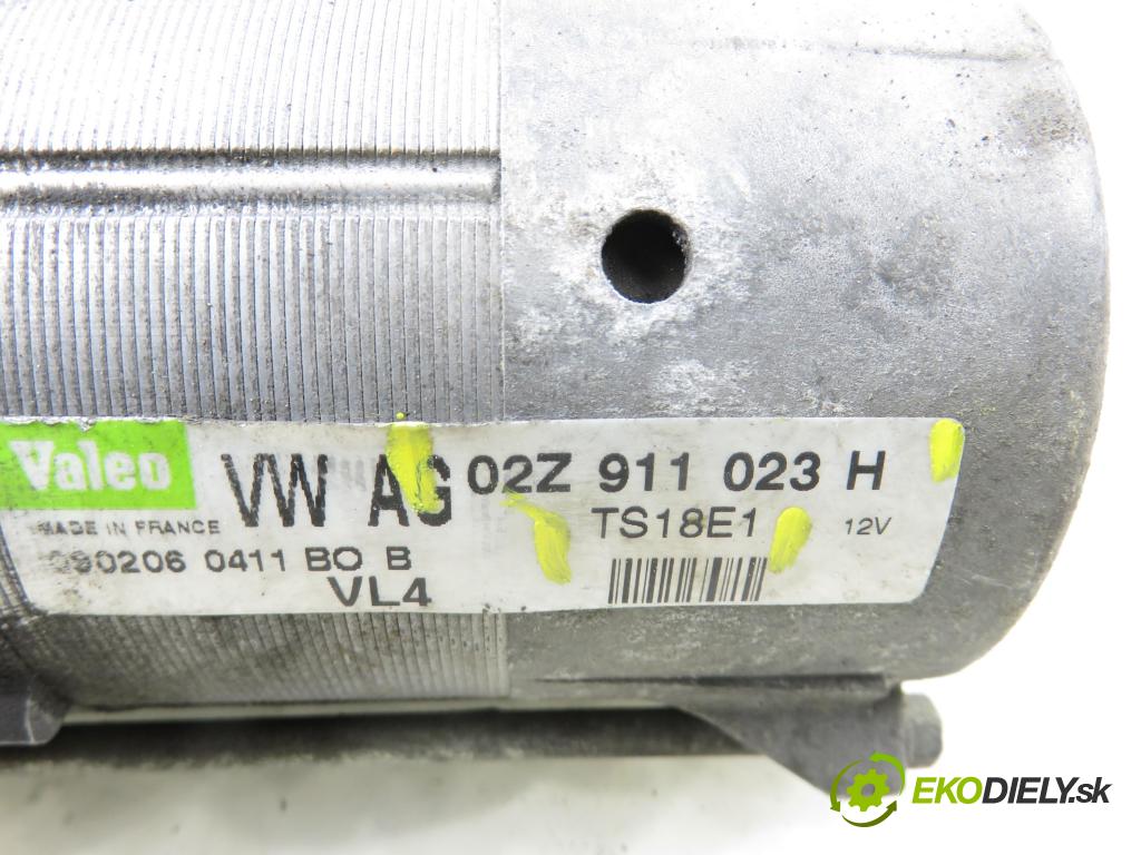 VW GOLF PLUS (5M1, 521) MINIVAN 2005 77,00 1.9 TDI - BLS 1896,00 Štartér 02Z911023H ; TS18E1 (Štartér)