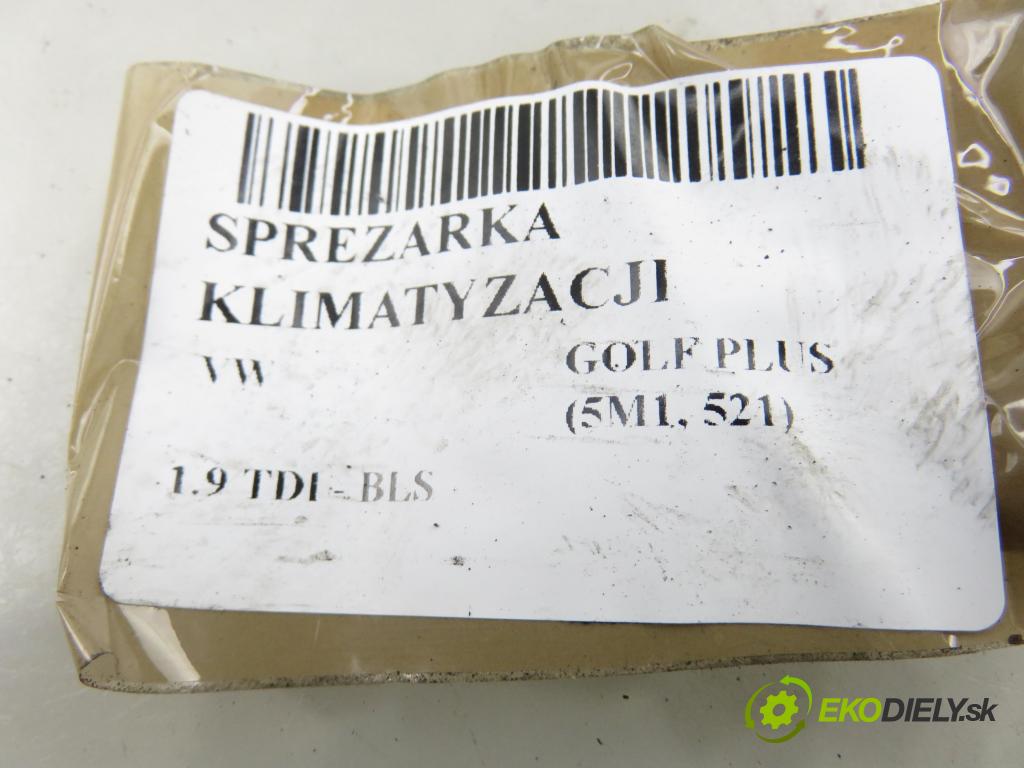 VW GOLF PLUS (5M1, 521) MINIVAN 2005 77,00 1.9 TDI - BLS 1896,00 KOMPRESOR: klimatizace 1K0820803Q (Kompresor klimatizace)