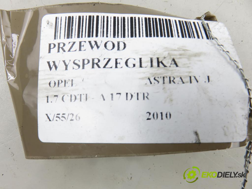 OPEL ASTRA J HB 2010 92,00 1.7 CDTI - A 17 DTR 1686,00 trubka vypínacího ložiska 55564358