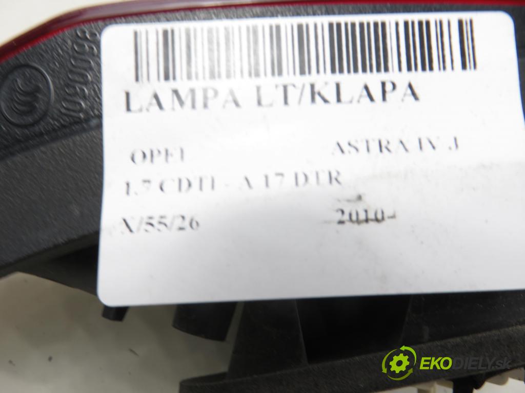 OPEL ASTRA J HB 2010 92,00 1.7 CDTI - A 17 DTR 1686,00 Svetlo ľavé zadné kufor 216401