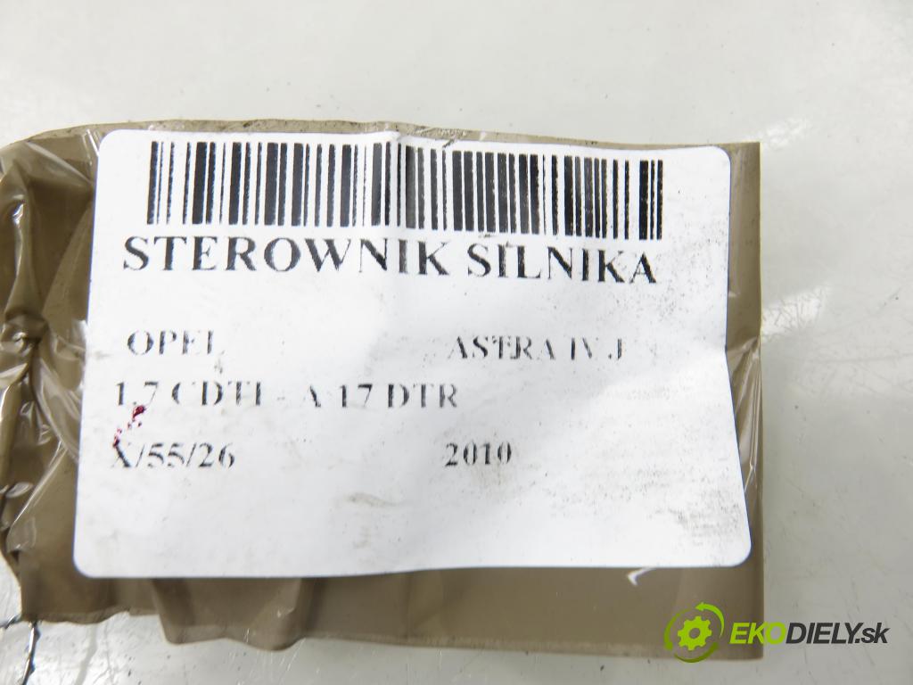 OPEL ASTRA J HB 2010 92,00 1.7 CDTI - A 17 DTR 1686,00 Riadiaca jednotka Motor 55577647 ; MB2758008884