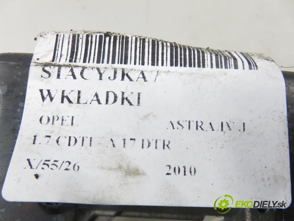 OPEL ASTRA J HB 2010 92,00 1.7 CDTI - A 17 DTR 1686,00 spinačka 13334628 (Spínacia skrinka)