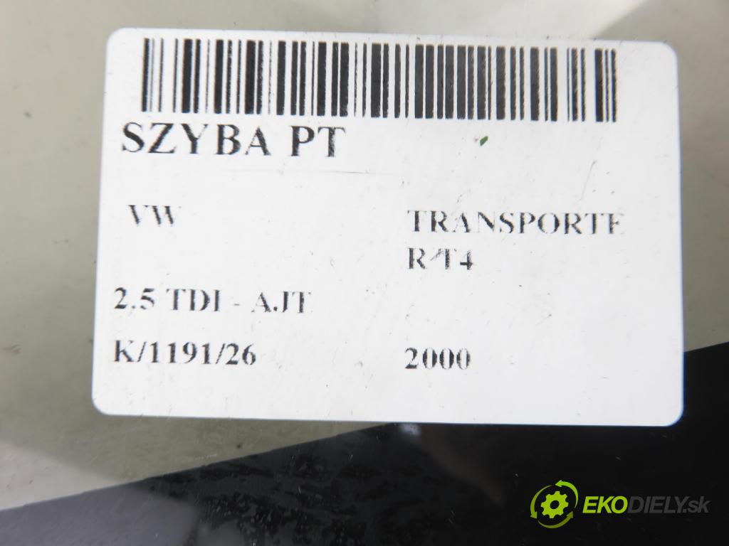 VW TRANSPORTER IV Platforma / podwozie (70E, 70L, 70M, 7DE, 7DL KABINA/PLATFORMA 2000 65,00 2.5 TDI - AJT 2461,00 okno dveří PT