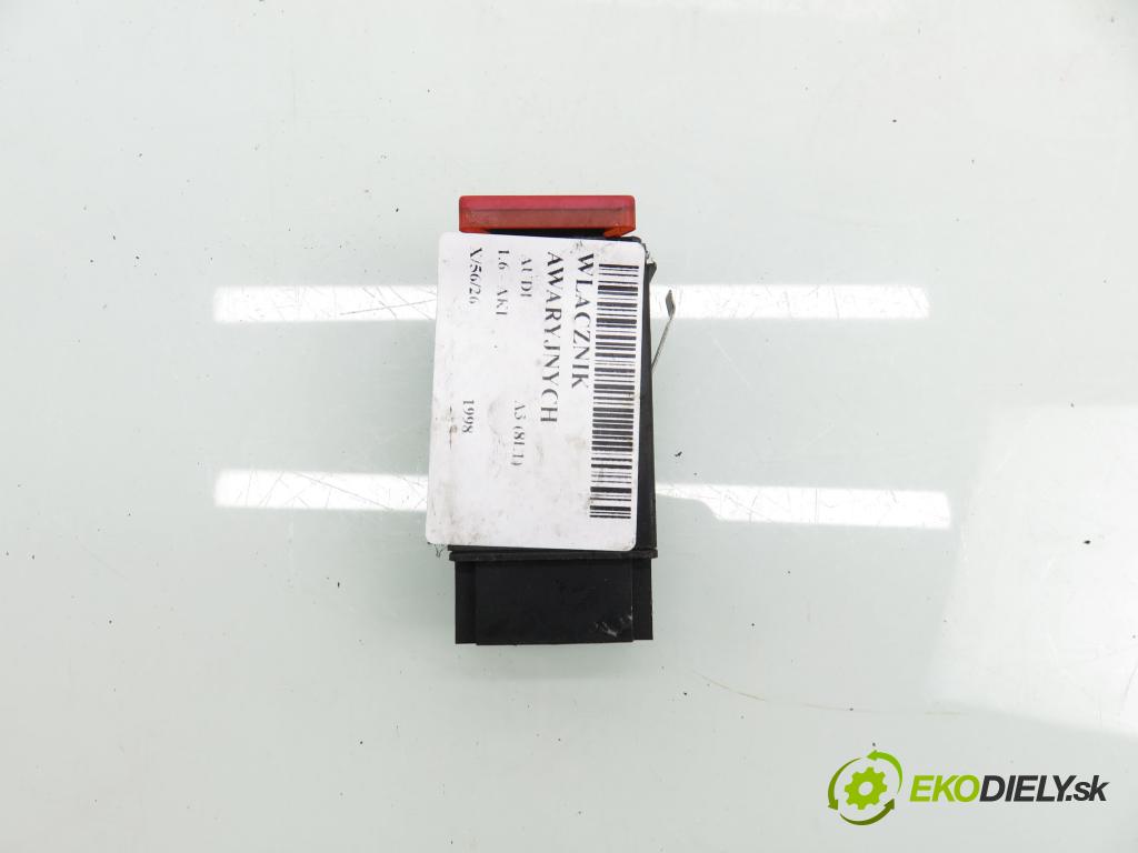 AUDI A3 (8L1) HB 1998 74,00 1.6 - AKL 1595,00 přepínač nouzových 8L0941509H