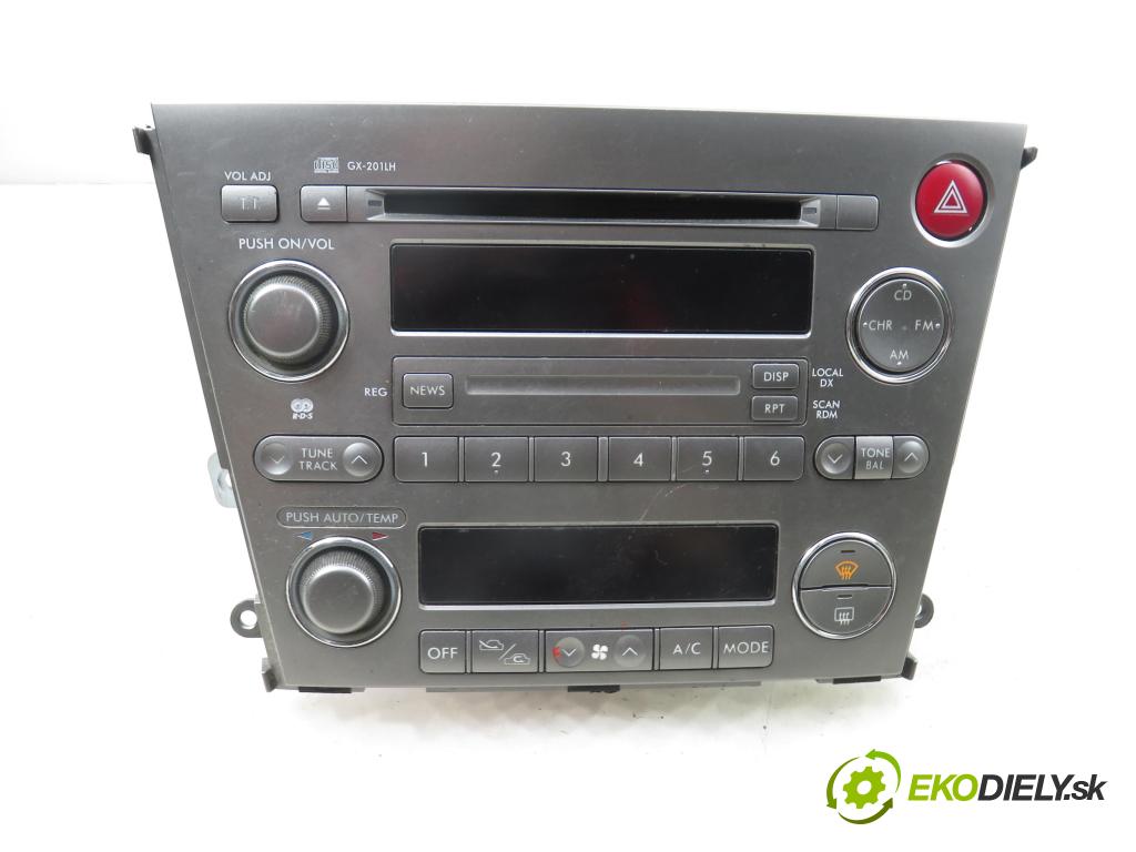 SUBARU LEGACY IV Kombi (BP) KOMBI 2004 101,00 2.0 AWD (BP5) - EJ202 1994,00 RADIO CD 86201AG400