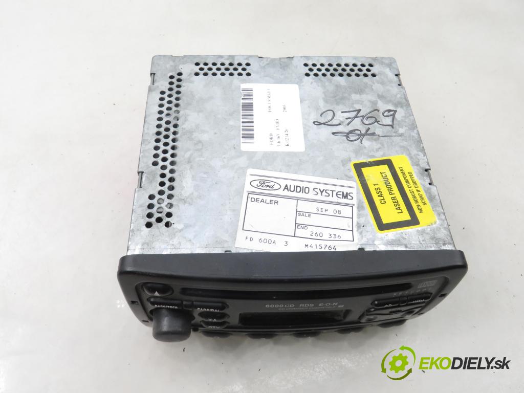 FORD FOCUS (DAW, DBW) HB 2003 74,00 1.6 16V - FYDD 1596,00 RADIO CD YS4F18C815AC