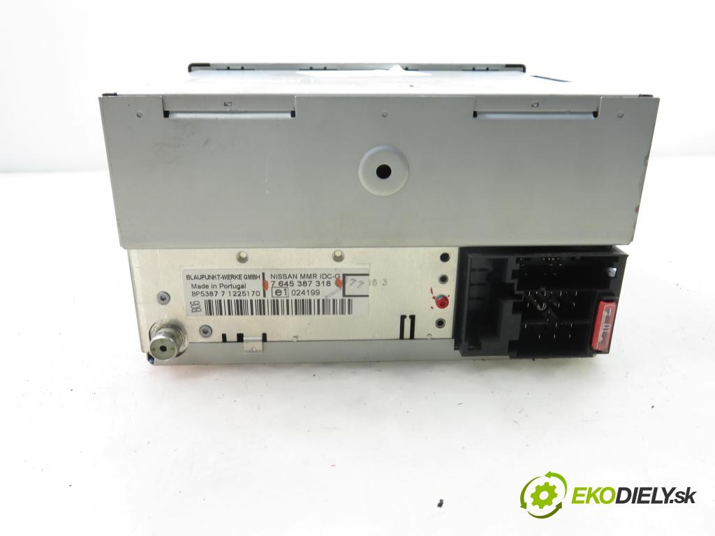 NISSAN NOTE (E11, NE11) HB 2007 63,00 1.5 dCi - K9K 276 1461,00 RADIO CD 7645387318