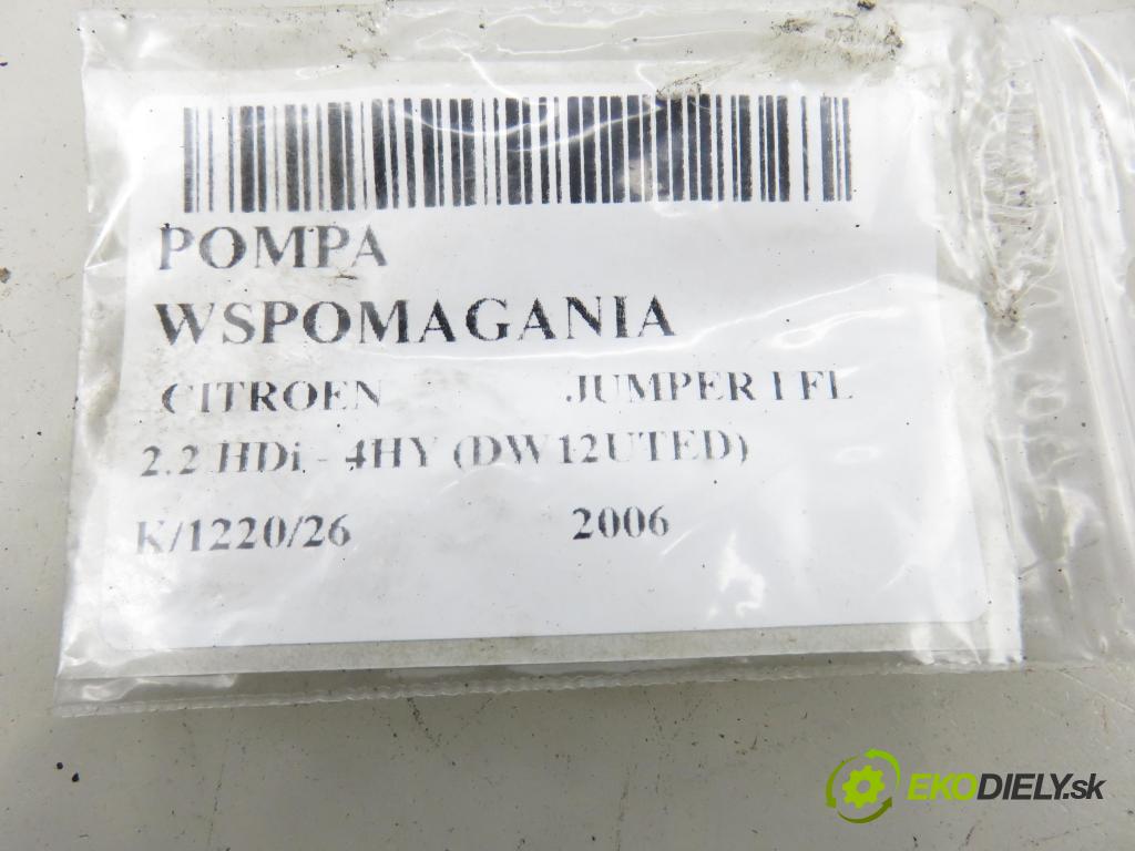 CITROEN JUMPER Skrzynia (244) FURGON 2006 74,00 2.2 HDi - 4HY (DW12UTED) 2179,00 pumpa servočerpadlo 9645464980 ; 7613955517 (Servočerpadlo)