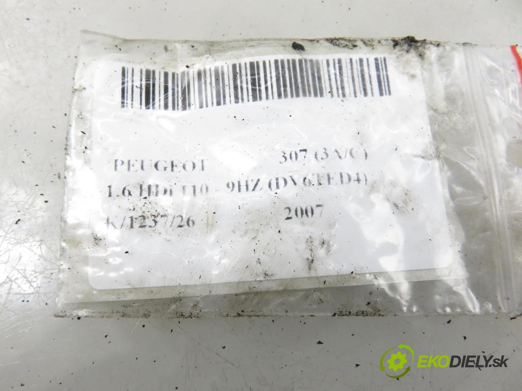 PEUGEOT 307 (3A/C) HB 2007 80,00 1.6 HDi 110 1560,00 vstrekovač 0445110188 (Vstrekovač paliva)
