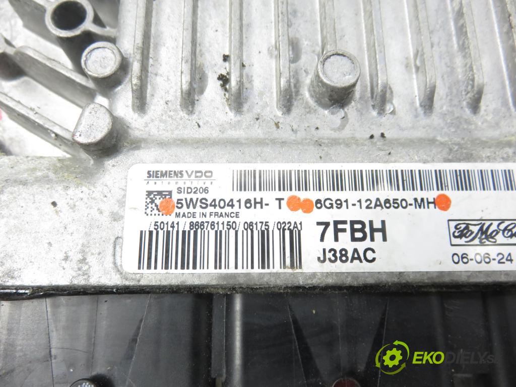 FORD S-MAX (WA6) MINIVAN 2006 103,00 2.0 TDCi - UFWA 1997,00 řídící jednotka motora 6G9112A650MH ; 5WS40416HT