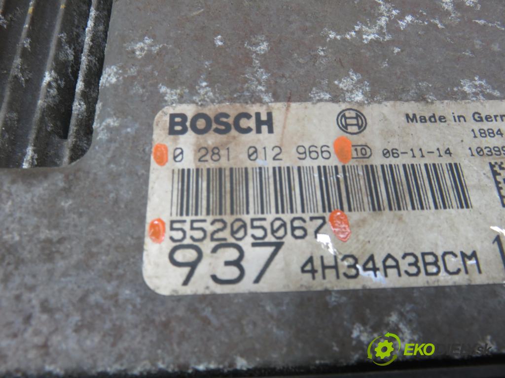 ALFA ROMEO 147 (937_) HB 2006 110,00 1.9 JTDM 16V (937.AXN1B, 937.BXN1B) - 937 A5.000 1910,00 řídící jednotka motora 0281012966 ; 55205067
