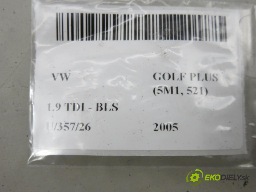 VW GOLF PLUS (5M1, 521) MINIVAN 2005 77,00 1.9 TDI - BLS 1896,00 Mriežky nárazníka L 5M0853665C ; 5M0853666B