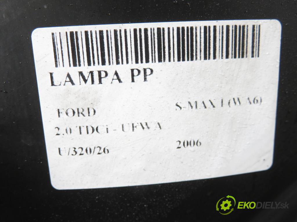 FORD S-MAX (WA6) MINIVAN 2006 103,00 2.0 TDCi - UFWA 1997,00 světlo PP 6M2113W029AF