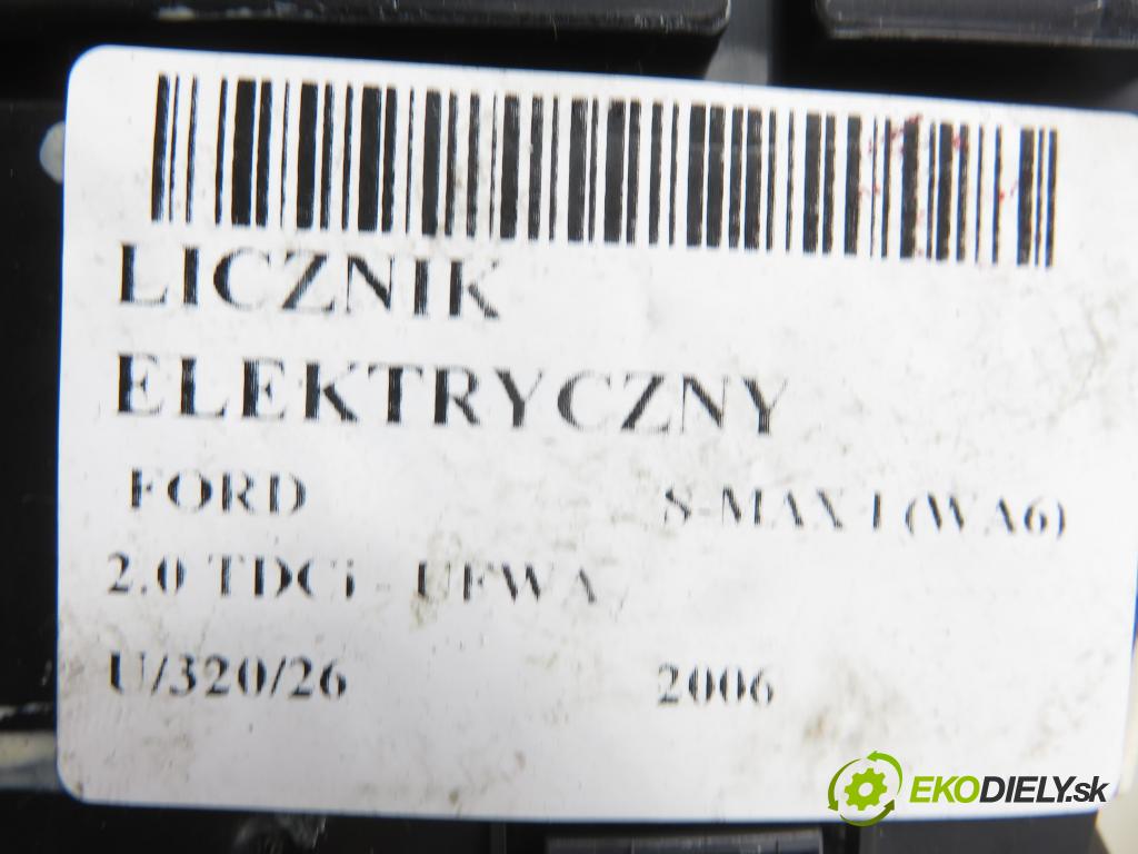 FORD S-MAX (WA6) MINIVAN 2006 103,00 2.0 TDCi - UFWA 1997,00 prístrojovka elektrický 6M2T10849GK